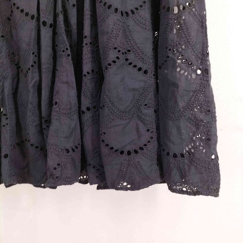 ヌキテパ NE QUITTEZ PAS ×Kanako Sato Cotton Voile Dot Hemla Frill Dress レディース import:S