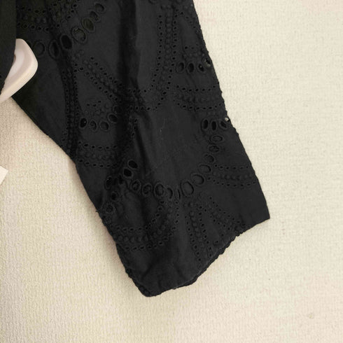 ヌキテパ NE QUITTEZ PAS ×Kanako Sato Cotton Voile Dot Hemla Frill Dress レディース import:S