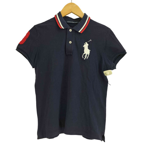 ラルフローレン RALPH LAUREN GOLF デカポニー刺繍 S/S ポロシャツ レディース import:M