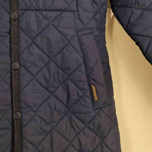 ラベンハム LAVENHAM フーデッド キルティングコート レディース 36