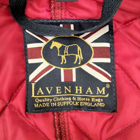 ラベンハム LAVENHAM フーデッド キルティングコート レディース 36