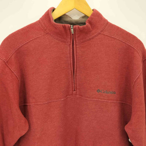 コロンビア Columbia ハーフジップ モックネック スウェット トレーナー メンズ M