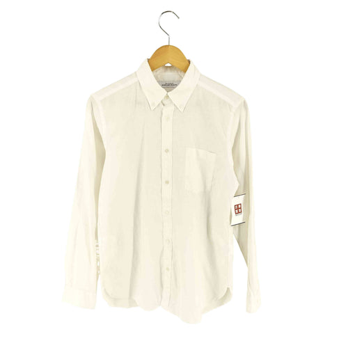 ユナイテッドアローズグリーンレーベルリラクシング UNITED ARROWS green label relaxing CSM STRC フレンチリネン ボタンダウン LS 長袖 シャツ メンズ JPN:M