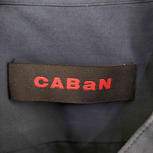 キャバン CABaN コットンタイプライター バンドカラーシャツ メンズ JPN:L