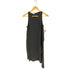 セドリックシャルリエ Cedric Charlier メッシュ 切替 アシンメトリー ノースリーブ ワンピース レディース 36