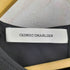 セドリックシャルリエ Cedric Charlier メッシュ 切替 アシンメトリー ノースリーブ ワンピース レディース 36
