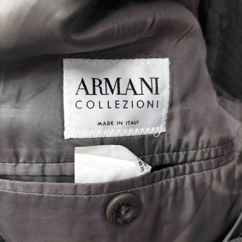 アルマーニコレツィオーニ ARMANI COLLEZIONI 背抜き 3B テーラードジャケット メンズ EUR:48