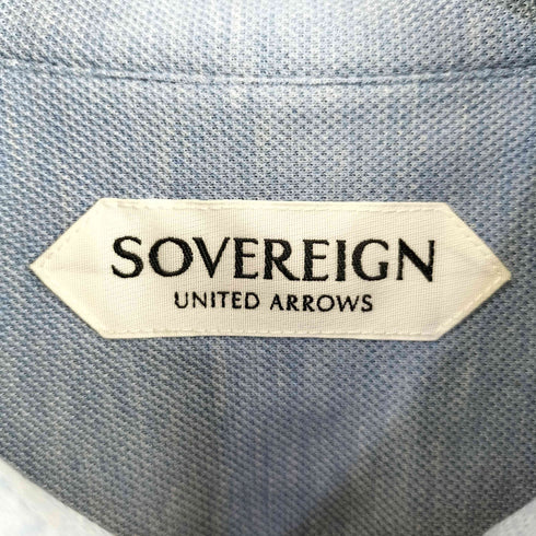 ソブリン Sovereign カリビアーナミルズ ブラッシュド レギュラーカラーシャツ メンズ JPN:L