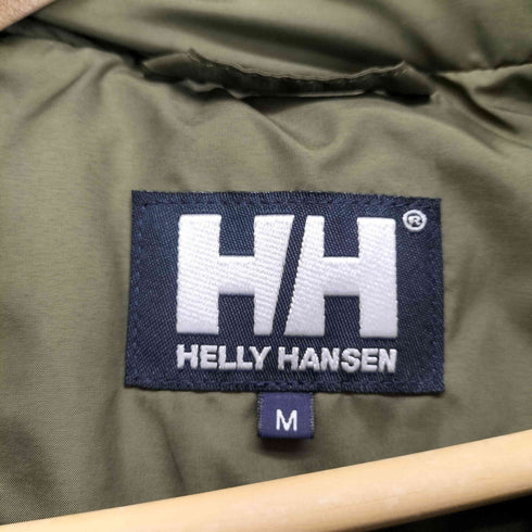 ヘリーハンセン HELLY HANSEN ロゴプリントダウンジャケット メンズ M
