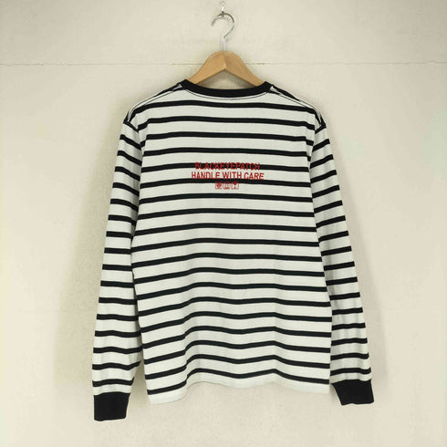 ザブラックアイパッチ THE BLACK EYE PATCH HWC LABEL STRIPED L/S TEE メンズ M