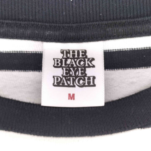 ザブラックアイパッチ THE BLACK EYE PATCH HWC LABEL STRIPED L/S TEE メンズ M