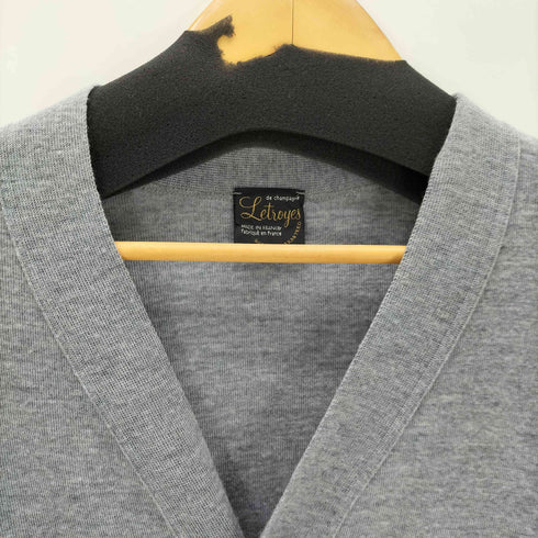 ルトロワ Letroyes フランス製 ウール 5B カーディガン メンズ import:M