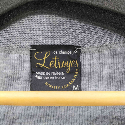 ルトロワ Letroyes フランス製 ウール 5B カーディガン メンズ import:M