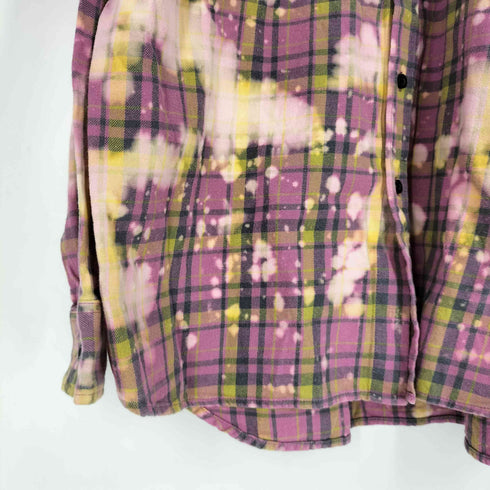 エックスガール X-girl BLEACHED PLAID SHIRT レディース JPN:2