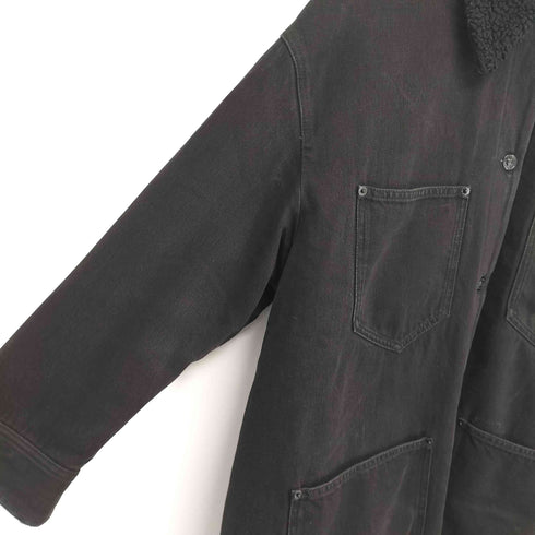 エムエムシックスメゾンマルジェラ MM6 Maison Margiela DENIM BOA BLOUSON デニムボアブルゾン レディース 36