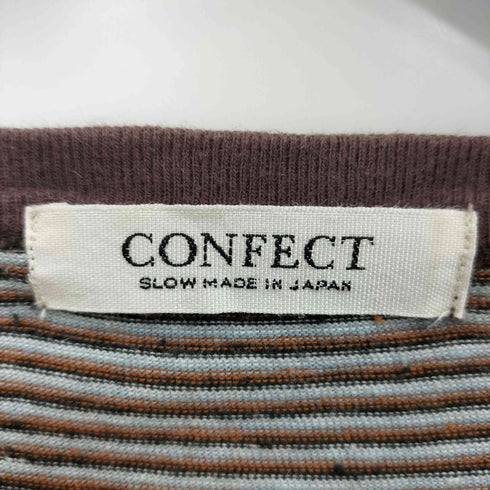 ネストローブコンフェクト nest Robe CONFECT ネップマルチボーダーロンT メンズ JPN:4