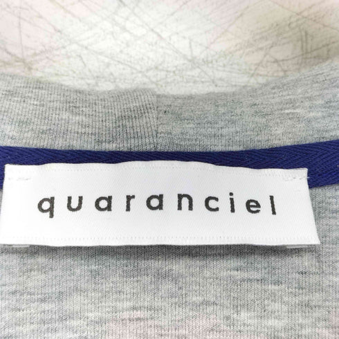 quaranciel ポンチ ダブルジップ スウェット パーカー レディース FREE