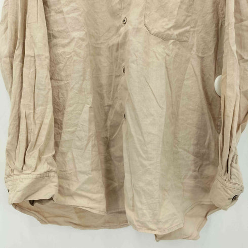 ネストローブコンフェクト nest Robe CONFECT UpcycleLino エシカルダイ レギュラーシャツ メンズ JPN:4