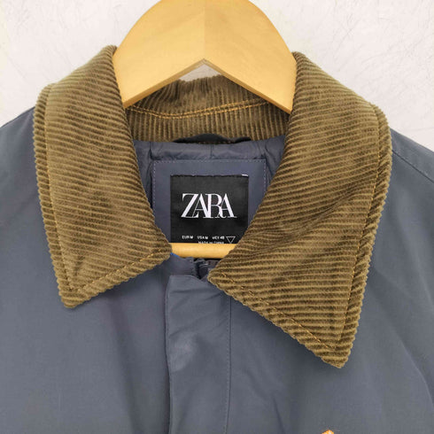 ザラ ZARA dnwr. ワッペンハンティングジャケット メンズ import:M