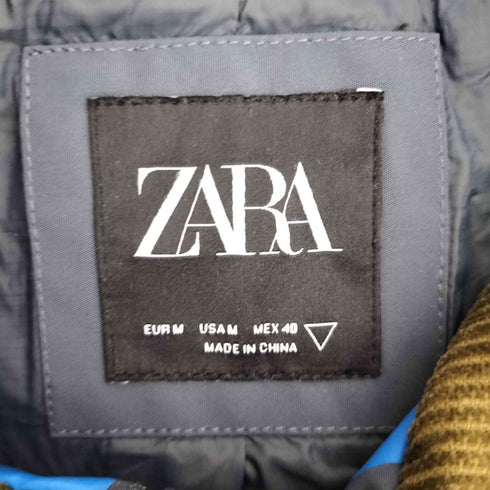 ザラ ZARA dnwr. ワッペンハンティングジャケット メンズ import:M