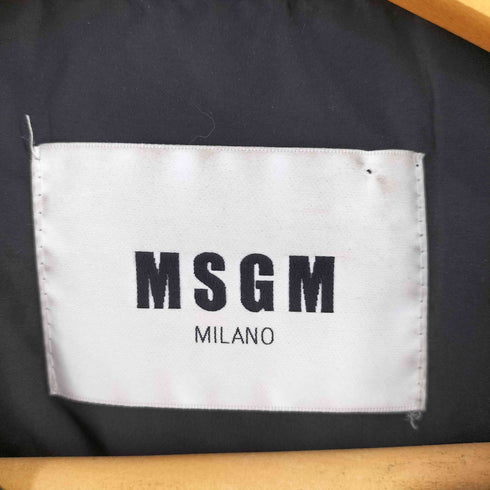エムエスジーエム MSGM コーデュロイ切替 キルティング 中綿 ベスト メンズ 44