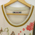 アルベロベロ OLLEBOREBLA オレボレブラ ブタさん おえかき 落書き ビーズ ビジュー装飾 異素材切替 クルーネック半袖 Tシャツ レディース