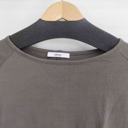 ジャーナルスタンダードレリューム JOURNAL STANDARD relume 25AW ワイドシルエットスクエアプルオーバー レディース FREE