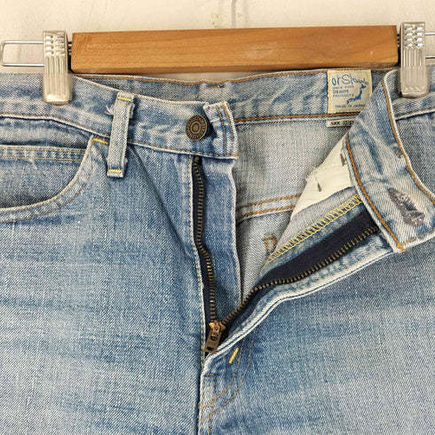 オアスロウ orSlow ジップフライデニムパンツ レディース JPN:XS