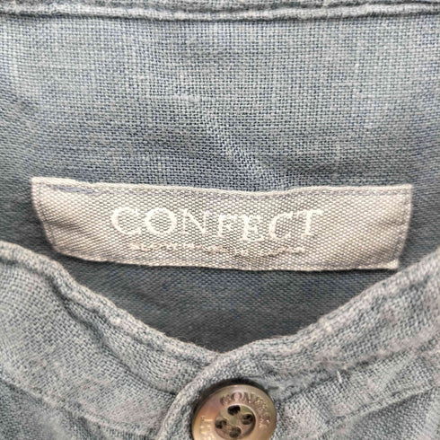 ネストローブコンフェクト nest Robe CONFECT リネンバンドカラーシャツ メンズ JPN:3