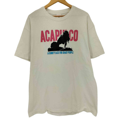 アカプルコゴールド Acapulco Gold USA製 コットン プリント クルーネックTシャツ メンズ import:XL