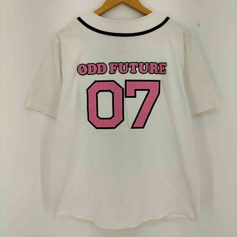 オッドフューチャー ODD FUTURE OFWGATA DONUT USA製 コットン 07 ワッペン刺繍 ユニフォーム ゲームシャツ メンズ JPN:M