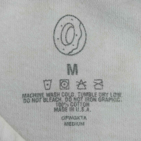 オッドフューチャー ODD FUTURE OFWGATA DONUT USA製 コットン 07 ワッペン刺繍 ユニフォーム ゲームシャツ メンズ JPN:M
