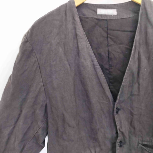 ネストローブコンフェクト nest Robe CONFECT ハイカウントリネンツイル ノーカラージャケット. メンズ JPN:3