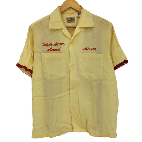 スタイルアイズ Style Eyes レーヨン 刺繍 2ポケット ボーリングシャツ メンズ import:S