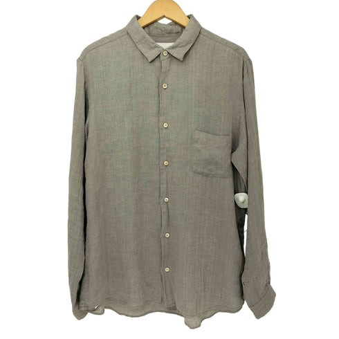 ネストローブコンフェクト nest Robe CONFECT リネンレギュラーカラーシャツ メンズ JPN:4