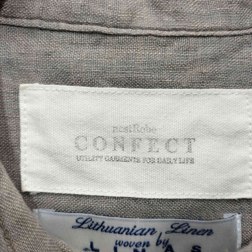 ネストローブコンフェクト nest Robe CONFECT リネンレギュラーカラーシャツ メンズ JPN:4