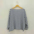 ネストローブ nest Robe UpcycleLino カベ撚りボーダービッグTシャツ レディース JPN:2