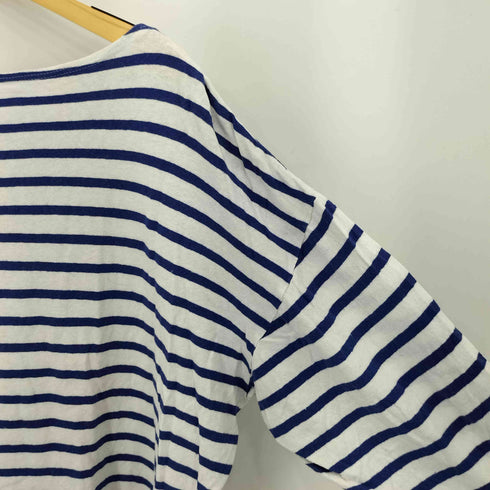 ネストローブ nest Robe UpcycleLino カベ撚りボーダービッグTシャツ レディース JPN:2