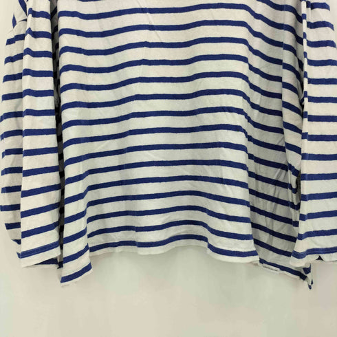 ネストローブ nest Robe UpcycleLino カベ撚りボーダービッグTシャツ レディース JPN:2