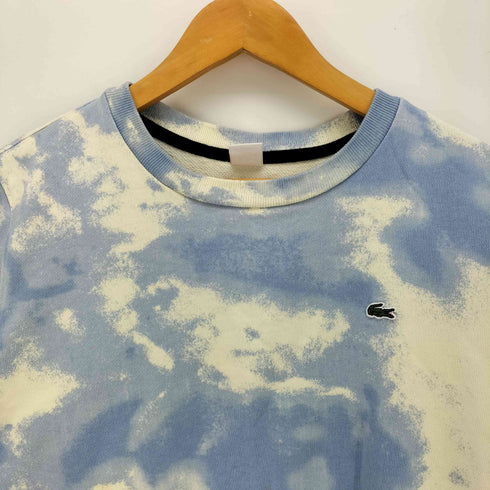 ラコステ LACOSTE ロゴ刺繍 タイダイ クルーネック スウェット メンズ import:L
