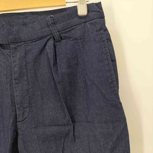 アイテムズ アーバンリサーチ ITEMS URBAN RESEARCH 1-tuck テーパード デニムスラックス メンズ JPN:L