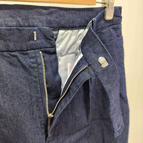 アイテムズ アーバンリサーチ ITEMS URBAN RESEARCH 1-tuck テーパード デニムスラックス メンズ JPN:L