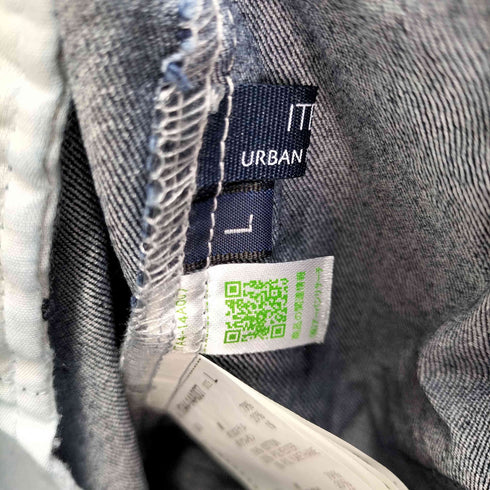アイテムズ アーバンリサーチ ITEMS URBAN RESEARCH 1-tuck テーパード デニムスラックス メンズ JPN:L
