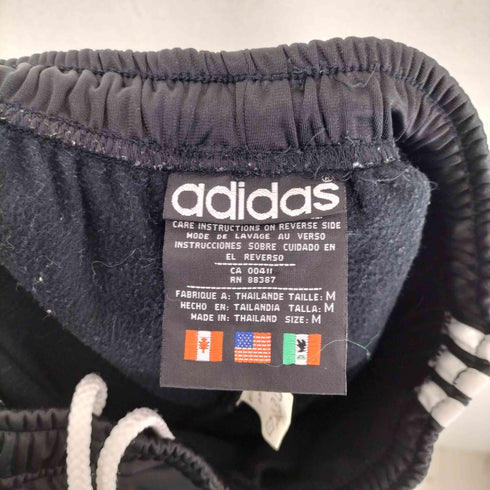 アディダス adidas 80s~90s 万国旗タグ サイドストライプトラックパンツ メンズ M
