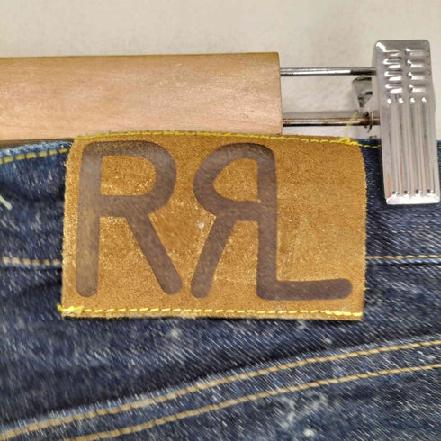 ダブルアールエルラルフローレン RRL RALPH LAUREN 日本製 LOT 001 ボタンフライ セルビッチ ブーツカットデニムパンツ メンズ W28