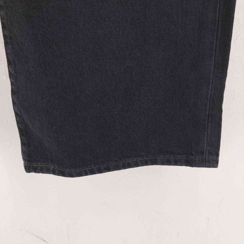 リーバイス Levis RIBCAGE WIDE LEG ブラック デニム パンツ レディース W25 L30