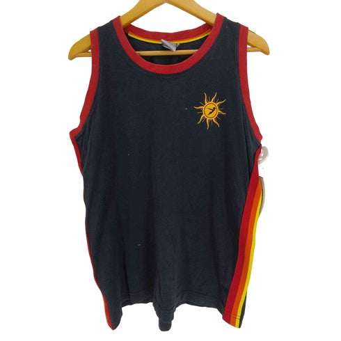 フィフティーファイブディーエスエル 55DSL フロントデザイン サイドテープ タンクトップ メンズ import:L