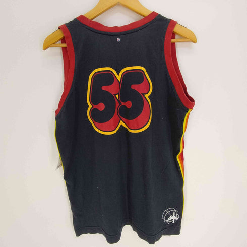 フィフティーファイブディーエスエル 55DSL フロントデザイン サイドテープ タンクトップ メンズ import:L