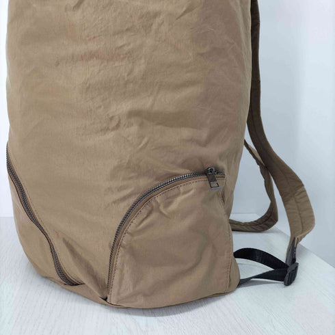PRIDEBIS ジップデザイン ナイロンリュック レディース