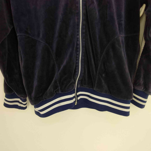 アスレタ ATHLETA ロゴ刺繍 背面アーチロゴ ベロア トラックジャケット メンズ